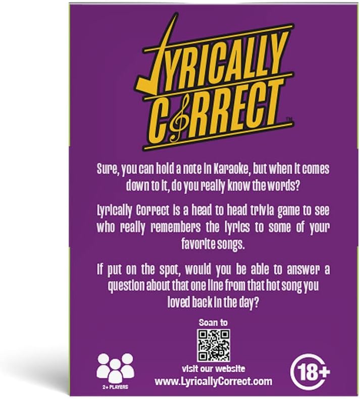 Lyrically Correct Store Revival Music Trivia Card Game - The Gospel Edition - Finish The Lyrics Challenge, Fun for Adults, Party or Family Night - Image 2